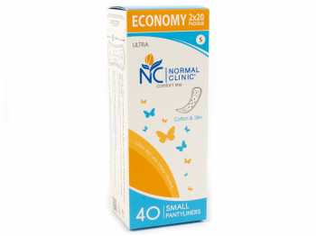 Прокладки Normal Clinic ежедневные Comfort ultra DUO cotton&slim (цена за уп. 40шт) NCF11G