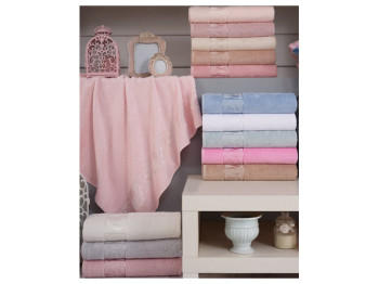 Рушник для сауни The textile Бамбук, 90x145см, 30% бав. 70% бам., 8690068534825