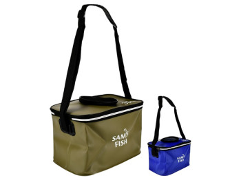 Сумка Sam's Fish з отвором для живця, складана, ЕВА, 35×22×22см