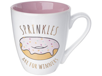 Чашка Besser "Sprinkles are for winners" 13,4х10х11,1см 550мл