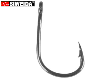 Гачок рибальський одинарний Siweida №9 15х8мм (ціна за упаковку 50шт)