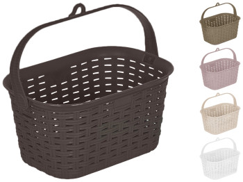 Кошик ажурний прямокутний з ручкою Plastart 24,8х15,7х12,5см