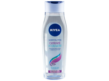 Шампунь-догляд Nivea "Сяйво і об'єм" для тонкого волосся, позбавленого блиску 250мл