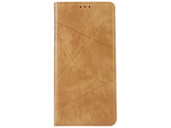 Чехол-книжка Business Leather для Samsung Galaxy A03 Цвет Бежевый