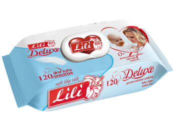 Влажные салфетки детские Lili DELUXE "С экстр. календулы" 120шт клапан