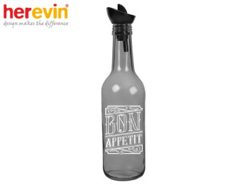 Бутылка для масла Herevin Transparent Grey, 330мл, 97162