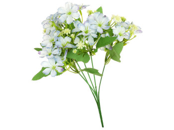 Букет искусственных цветов голубой, 32см (5 веток)