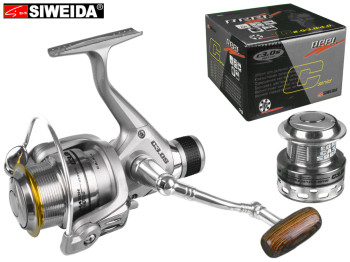 Котушка Siweida "Reel С3,0S match" 5+1bb металева шпуля з металевою match шпулею