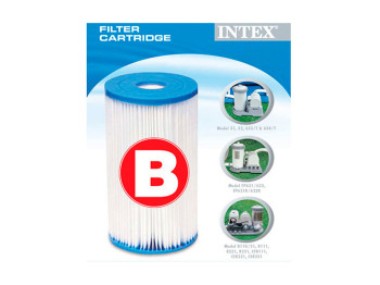Картридж для фильтра Intex 29005 тип B, лавсан, 14,5х25,3см (цена за 1шт)