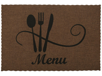 Серветка сервірувальна (плейсмат) Kitchen, колір - коричневий, 29,5х45см