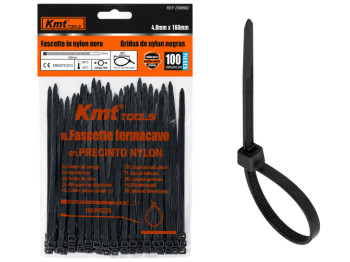 Хомуты Kmt Tools, нейлон, 4,8×160мм, 100шт, (цена за набор)