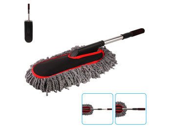 Щетка для сметания пыли антистатик с телескопической ручкой Vitol J92001