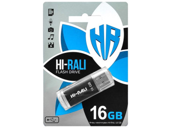 USB флеш-накопичувач Hi-Rali Rocket 16gb, Чорний