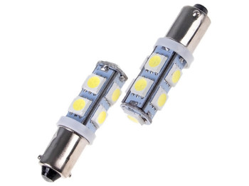 Лампа диодная BA9S-9SMD-5050, 08242