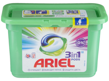 Рідкий гель в розчинних капсулах Ariel Color 15х27г