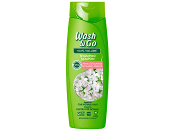 Шампунь Wash and Go з екстрактом жасмину, для нормального волосся, 400 мл