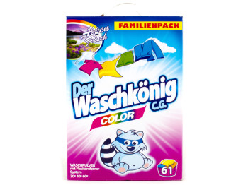 Стиральный порошок бесфосфатный Waschkonig Color 5кг коробка (Германия)