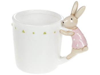 Кружка керамическая Милая Зайка, 400мл