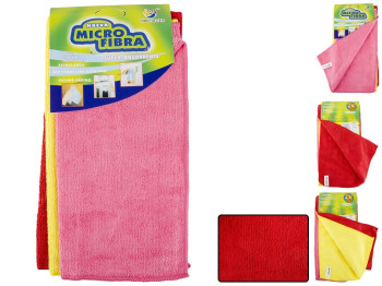 Набор салфеток из микрофибры 28х28см (цена за набор 3шт)