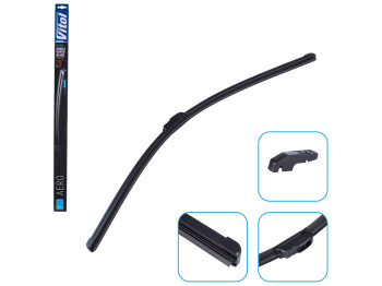 Щетка стеклоочистителя бескаркасная VITOL AERO 28" 70см (VB-28700)