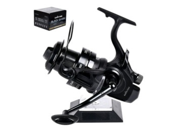 Катушка Sam's Fish Black shark 8000, 7+1 подшипник, бейтраннер, металлическая шпуля