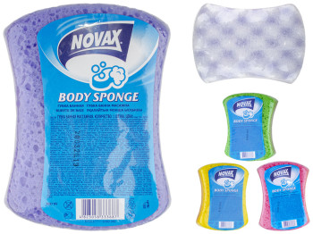 Губка банна масажна Novax