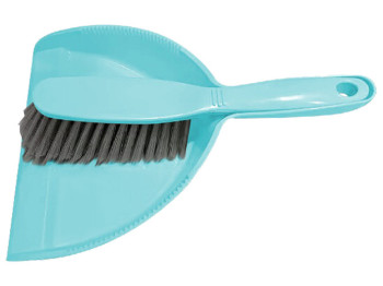 Совок с щеткой Idea Home Blue, 19х13см, 6900070387305