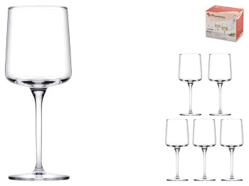 Набір келихів для білого вина Pasabahce Iconic, скло, 270мл, колір прозорий (ціна за 6шт)