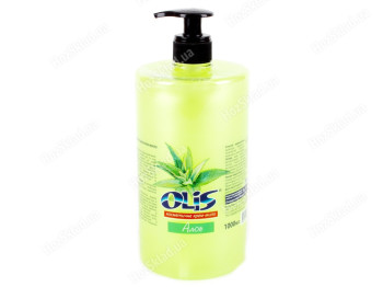 Крем-мыло туалетное жидкое Olis Алоэ, с дозатором, 1л