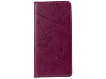 Чохол-книжка Business Leather для Xiaomi Mi 12 Pro Колір Бордо