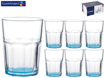 Стаканы Luminarc TUFF BLUE высокие 400мл (цена за набор 6шт) 57597