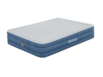 Велюр ліжко з вбудованим електронасосом Queen Snugable Top. Bestway 69135