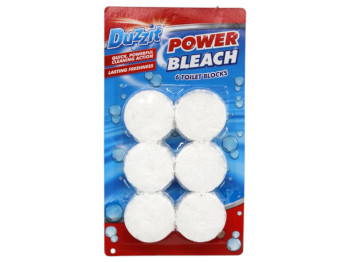 Таблетки Duzzit Power Bleach для сливного бачка, 6 штук