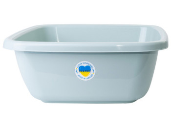 Таз квадратний 14л, 39х39х15см (колір полин) 121044