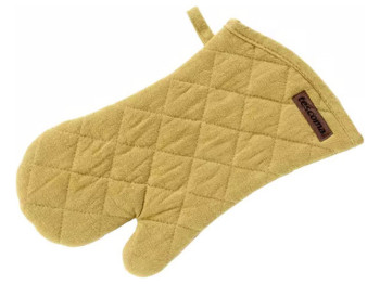 Рукавица кухонная FANCY HOME оливковая 31х17см 93665