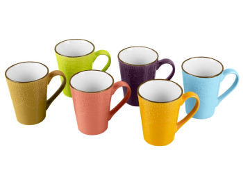 Чашка 400мл 6 кольорів Мікс