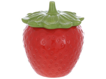 Банка Strawberry, 600мл, колір-червоний 