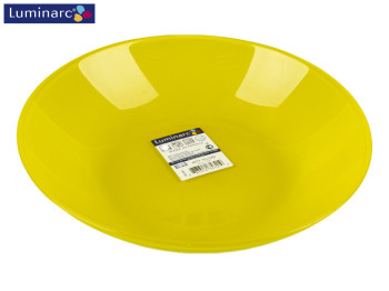 Тарелка суповая Luminarc "Arty Yellow" 21см 57219