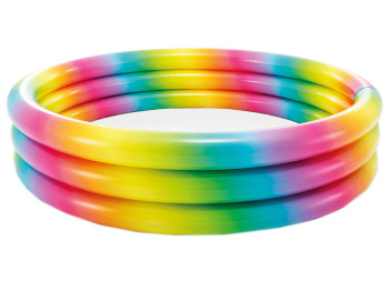 Бассейн детский надувной Радужный Small Pools. Intex 58449