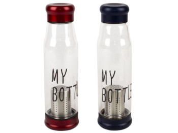 Бутылка-заварник My Bottle (стекло + нерж. сталь, 2 цвета) 500мл