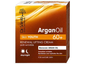 Крем-лифтинг для лица Dr.Sante Argan Oil 60+, с аргановым маслом и пептидами SYN-AKE, 50мл