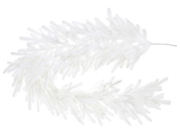 Гирлянда хвойная Жозефина белая, 150см