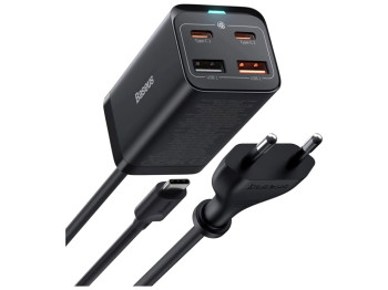 Мережевий зарядний пристрій Baseus GaN3 Pro Desktop Fast Charger 100W CCGP000101 Колір Чорний