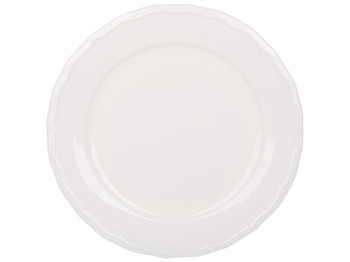 Тарілка порцелянова Pure White біла, D27см
