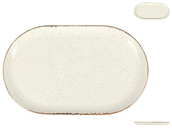 Тарілка овальна Porland Beige, 32см
