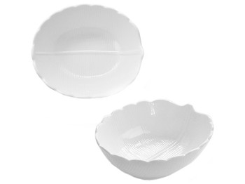 Салатник фарфоровый Лист 10" 25,5см MC2624-10