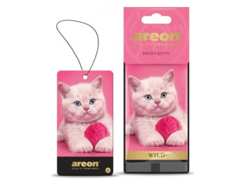 Освежитель воздуха AREON сухой лист Wild Sweet Kitty
