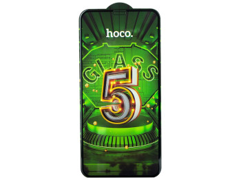 ПОШТУЧНО (тех.пак) Защитное стекло Hoco G12 5D for Apple Iphone X/XS/11 Pro Чёрный