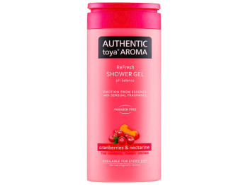 Гель для душа Authentic Cranberries&Nectarine, Клюква и Нектарин, 400мл, 6533