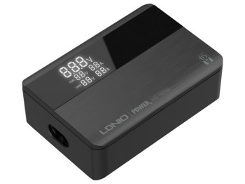 Мережевий зарядний пристрій LDNIO A4808Q 65W LED Колір Чорний